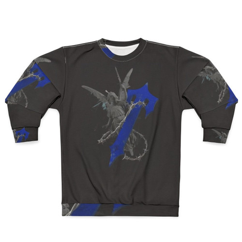 Trapstar Angel Sweatshirt with Vibrant Paisley and Trapstar Art