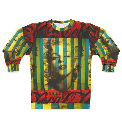 Striped Marilyn Monroe Sweatshirt