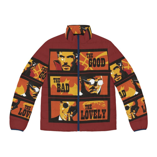 Doctor Strange puffer jacket featuring Benedict Cumberbatch as the Sorcerer Supreme