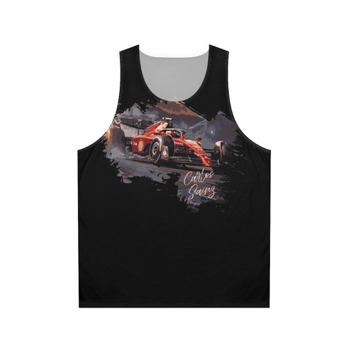 Carlos Sainz Formula 1 Unisex Tank Top