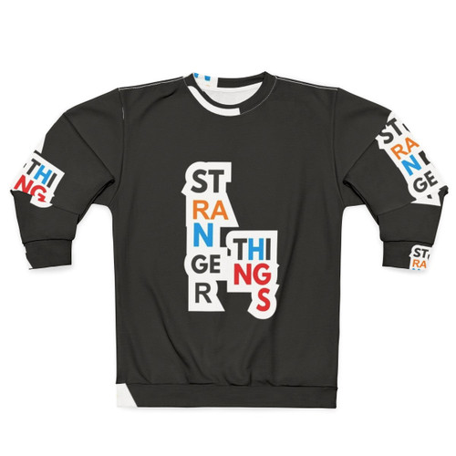 Stranger Things Sweatshirt with Eleven, Mike, Dustin, and other characters