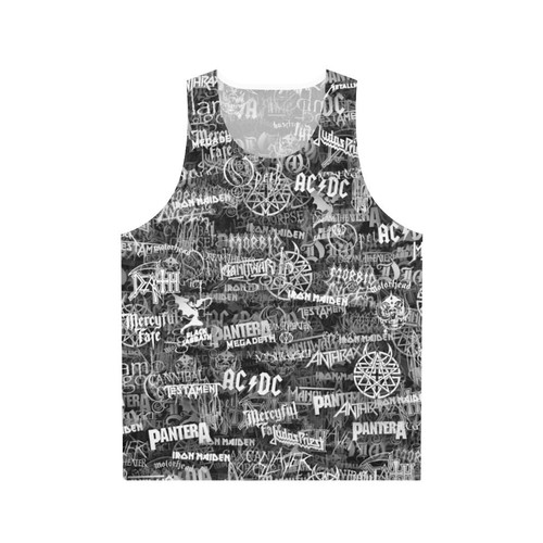 Heavy metal band unisex tank top