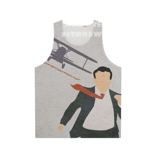 "North By Northwest" minimalist movie fan tank top