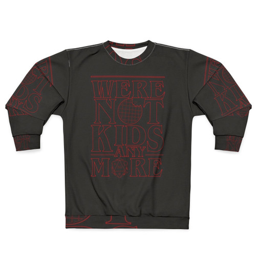 Stranger Things 3 "We're Not Kids Anymore" Graphic Print Sweatshirt