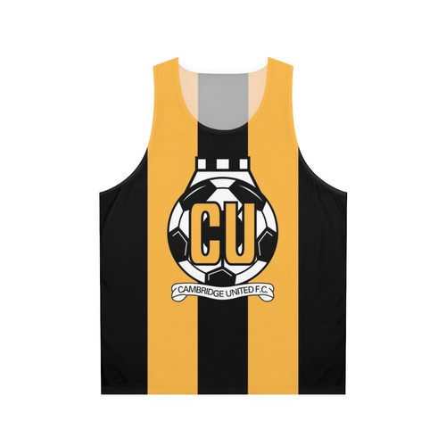 Cambridge United FC logo unisex tank top