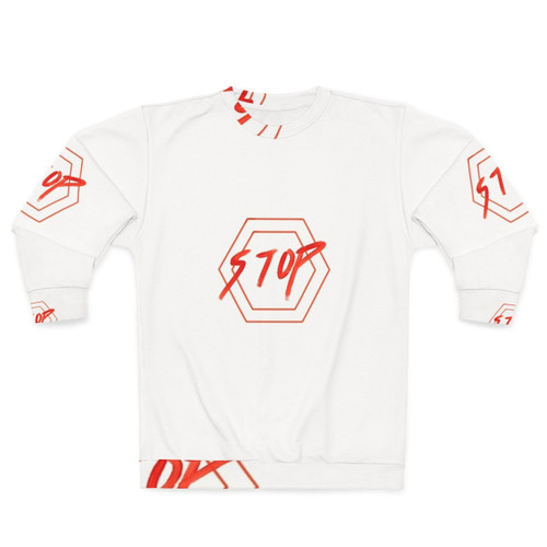 Red Hexagon Stop Sign Sweatshirt