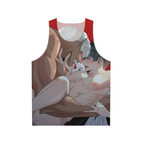 Romantic anime inspired unisex tank top