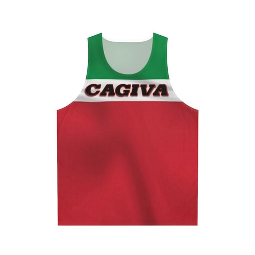 Cagiva Italian Flag Unisex Tank Top