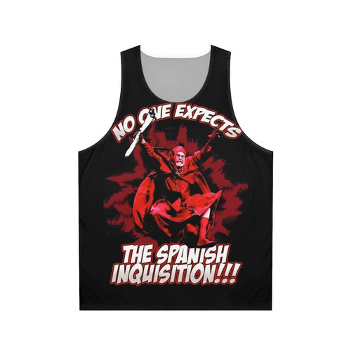 Unisex "No One Expects the Spanish Inquisition" Monty Python Comedy Tank Top