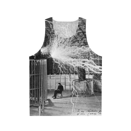 Nikola Tesla Lightning Unisex Tank Top