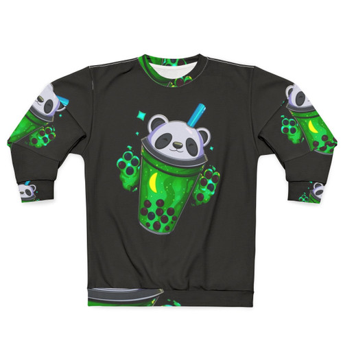 Kawaii panda bubble tea sweatshirt