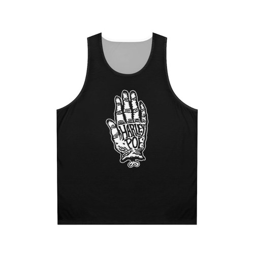 Harley Poe Folk Punk Retro Band Logo Unisex Tank Top