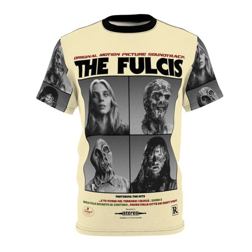 Goatess Doomwych inspired horror movie t-shirt featuring Lucio Fulci's iconic imagery