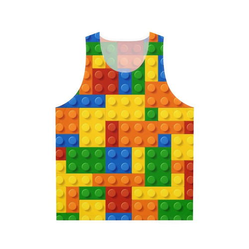 Unisex building blocks construction bricks tank top