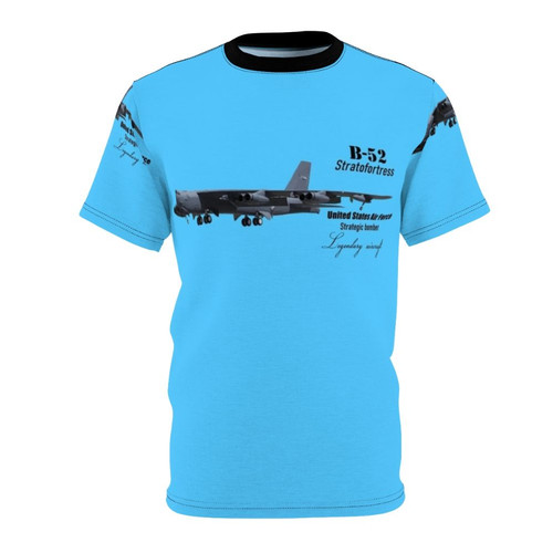 Vintage-style t-shirt featuring the iconic B-52 bomber aircraft