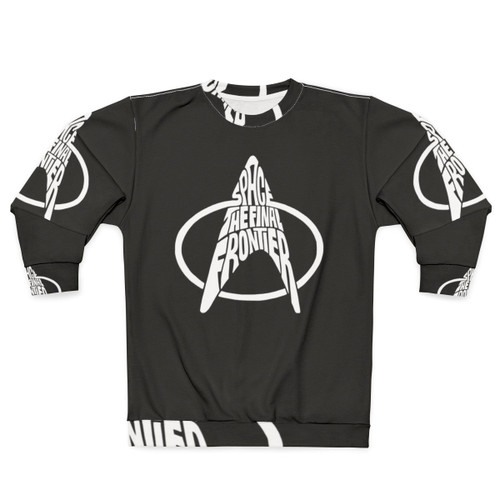 Star Trek Space the Final Frontier White Sweatshirt