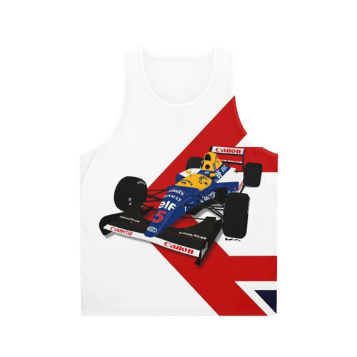 Nigel Mansell Williams Renault FW14B Unisex Tank Top