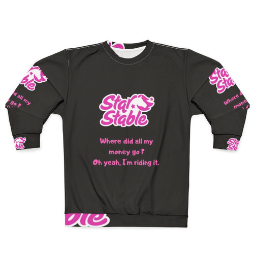 Star Stable 2 online horse game sweatshirt with gaming and equestrian memes