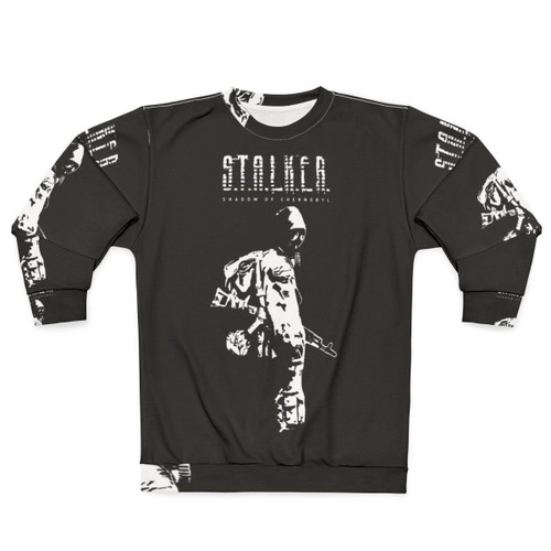 S.T.A.L.K.E.R. white sweatshirt with game logo