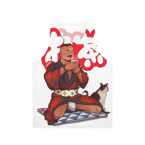 Unisex brown eyes LGBTQ pride tank top