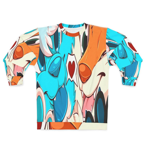 Squishy face chibi animal sweatshirt