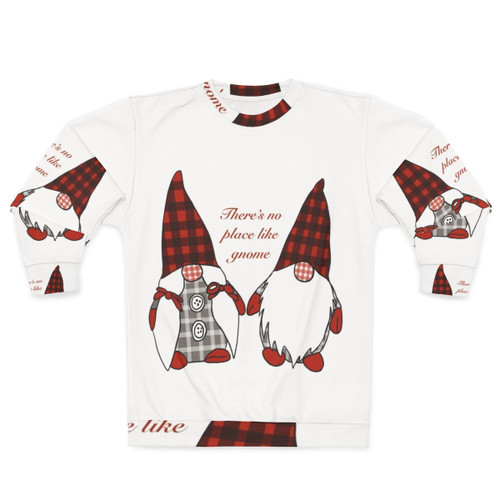 Cozy gnome sweatshirt with Christmas and holiday design
