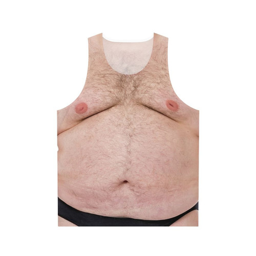 Hairy Belly Funny Unisex Tank Top