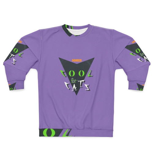 Retro 'Cool for Cats' Squeeze band sweatshirt