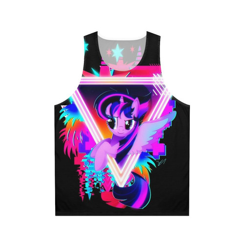 Neon Twilight Sparkle Unisex Tank Top