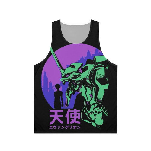Neon Genesis Evangelion Retro Vintage Unisex Tank Top