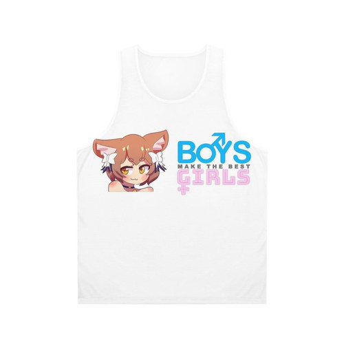 Unisex anime-style tank top