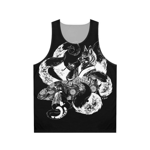 Nekomata and Kitsune Anime Inspired Unisex Tank Top