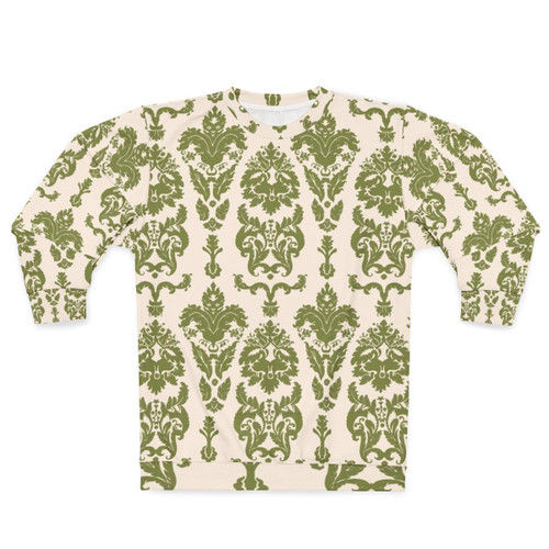 The Sound of Music inspired sweatshirt with curtain pattern design