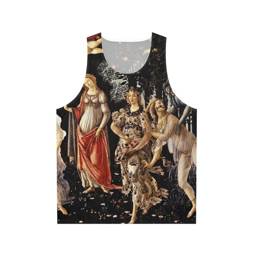 Botticelli's La Primavera Renaissance Art Unisex Tank Top