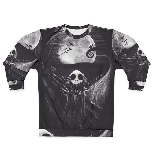 The Scream Before Christmas Sweatshirt featuring the iconic Jack Skellington character