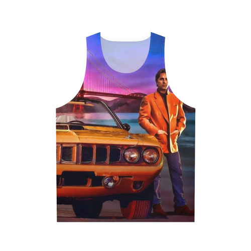 Nash Bridges Unisex Police Muscle Car Tank Top