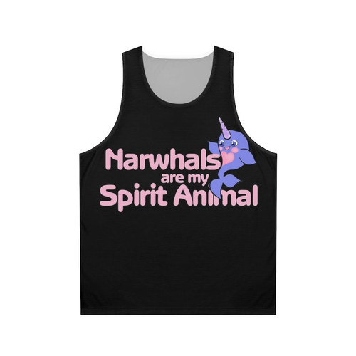Narwhal Spirit Animal Unisex Tank Top