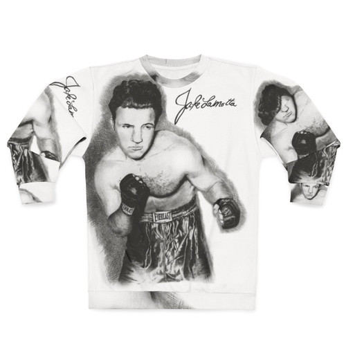 Raging Bull boxer sweatshirt with sketch design