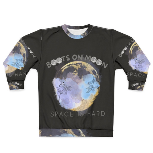 Space Force Boots on the Moon Sweatshirt with Netflix logo
