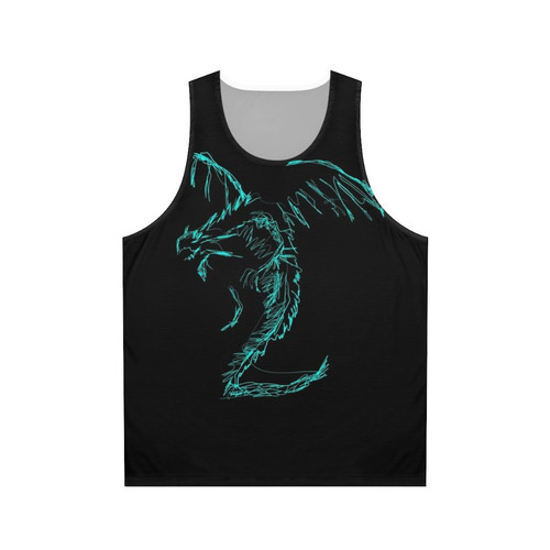 Mystic Lightning Dragon Scribble Unisex Tank Top