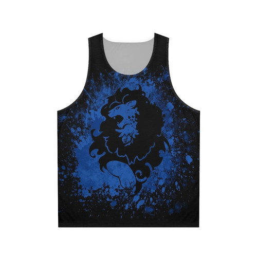 Blue Lion Graphic Unisex Tank Top