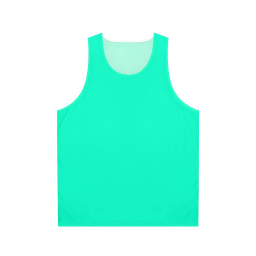 Bright neon unisex tank top with abstract color texture