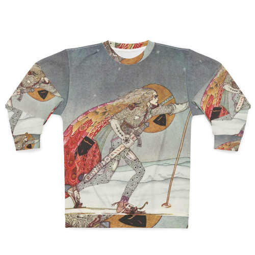 Vintage fantasy fairytale snow warrior sweatshirt