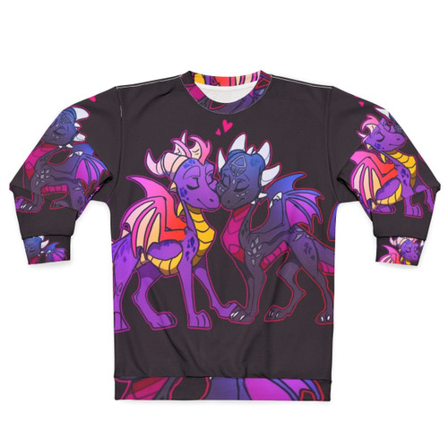 Chibi Dragon Spyro and Cynder Sweatshirt