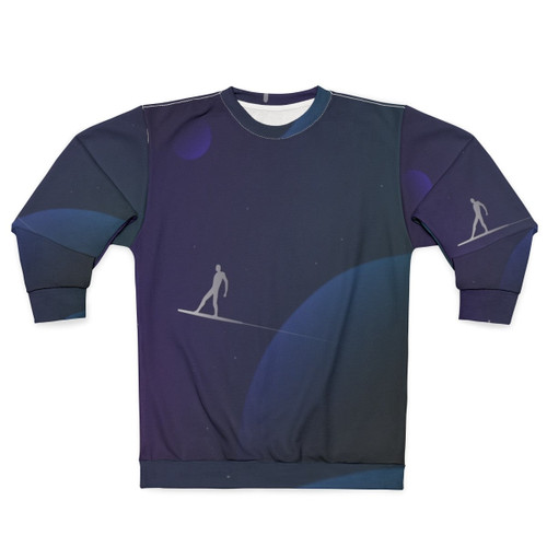 Silver Surfer minimal comic book art sweatshirt