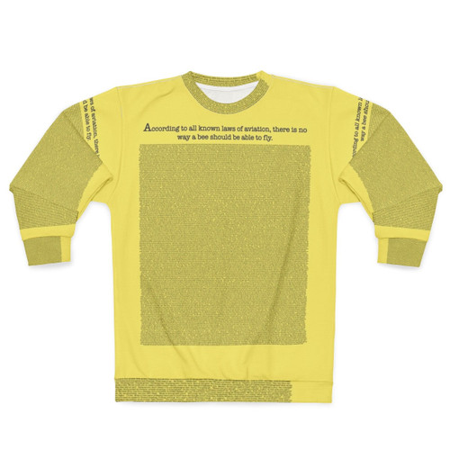 Bee Movie Script Sweatshirt, Graphic Novelty Apparel