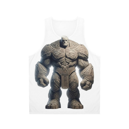 Embroidered golem unisex fantasy tank top