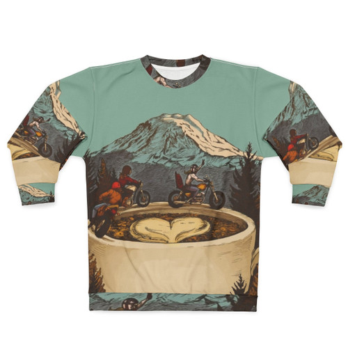 Motorcycle Sweatshirt Featuring The Dream Roll 2016 Poster Artwork