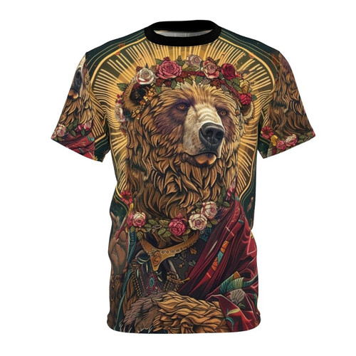 Feminist activist bear graphic tee for social justice and gender equality