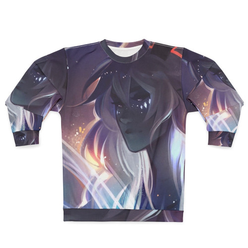 Cosmic galaxy print sweatshirt
